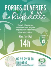 Carhaix, Portes Ouvertes à La RIGADELLE Ferme en Permaculture @ La Rigadelle ferme en Permaculture