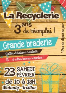 Irvillac, Les 3 ans de la Recyclerie Ribine pays de Daoulas @ Recyclerie Ribine pays de Daoulas