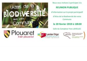 Plouaret, Atlas participatif de la Biodiversité @ Salle du Complexe Yves Lahellec