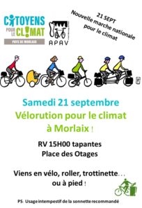 Morlaix (29), Marche pour le Climat @ Place des Otages