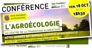 Rennes (35), Conférence M. Dufumier : L'agroécologie au centre de la transition alimentaire @ Hôtel Rennes Métropole