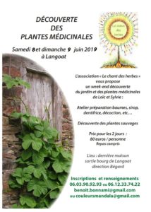 Langoat (22), Découverte des plantes médicinales