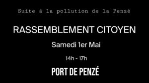 Taulé (29), Rassemblement citoyen suite à la pollution au lisier de la Penzé @ Port de Penzé