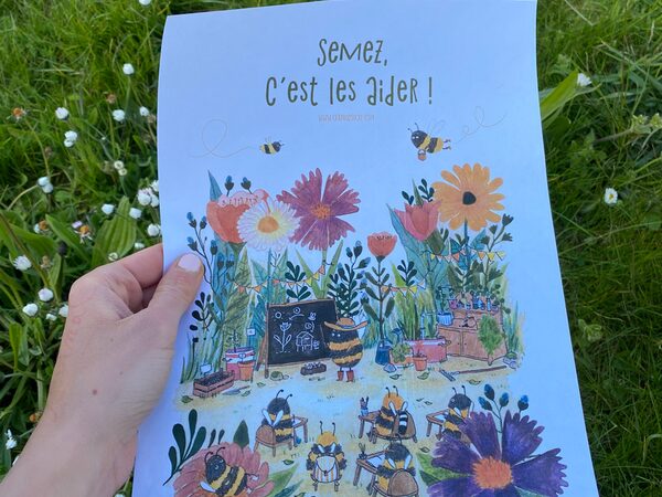 Avec ses livres, Anne-Sophie veut faire le buzz autour des abeilles