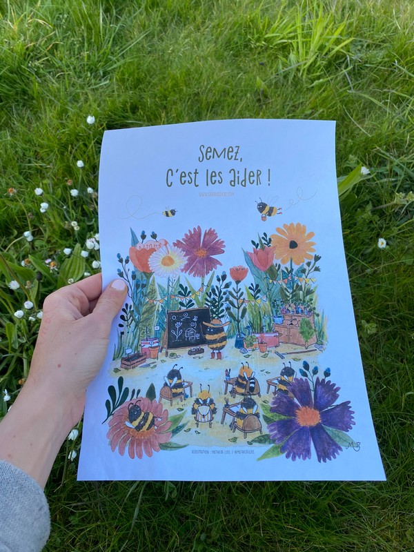Avec ses livres, Anne-Sophie veut faire le buzz autour des abeilles